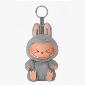 Grey Sitting Labubu